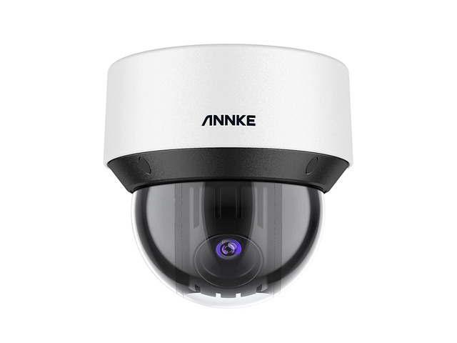 New ANNKE CZ500 4MP H.265+ PTZ PoE IP Dome Camera, 25X Optical Zoom Outdoor Security Camera with AI Facial Detection, 360° Pan 90° Tilt, Audio...