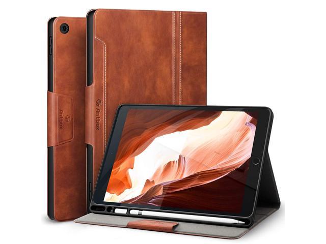 Ipad 9Th/8Th/7Th Generation Case With Pencil Holder Auto Sleep/Wake Function Pu Leather Ipad 10.2" Case