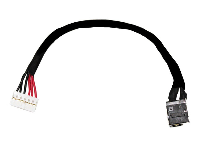 AC DC Jack Power Plug in Charging Port Connector Socket with Wire Cable Harness for MSI Prestige Pe60 MS-16J5 MS-16JC1 MS-1799 MS-1795 MS-16J11...
