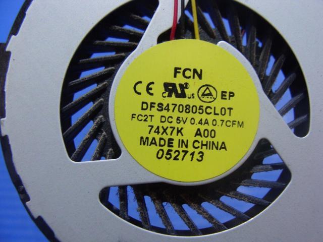 Cpu cooling fan for Dell Inspiron 17-3721 17.3 inches 74X7K