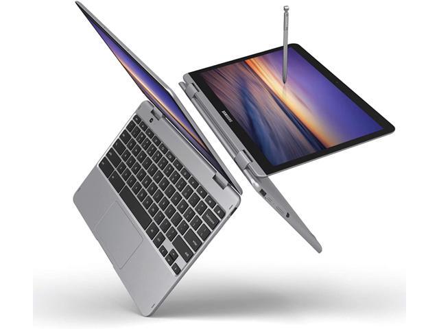 Samsung - Plus 2-in-1 12.2' Touch-Screen Chromebook - Intel Celeron - 4GB Memory - 64GB eMMC Flash Memory - Light Titan