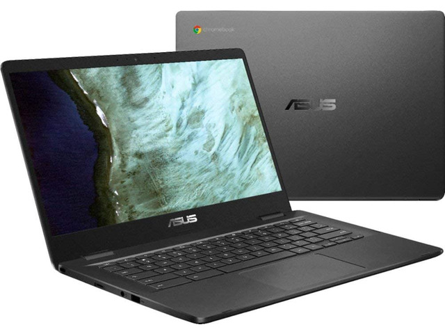 ASUS C423NABCLN5 14' Chromebook- Celeron N3350 4GB LPDDR4 32GB Flash Memeory
