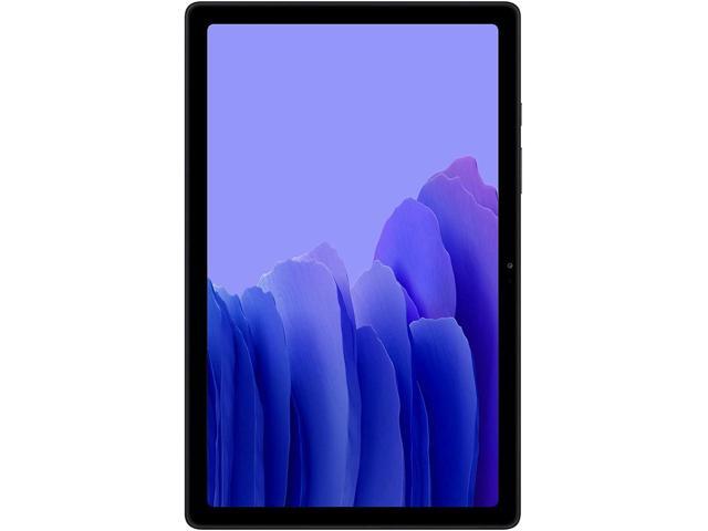 2021 Samsung Galaxy Tab A7 10.4'' Inch 64 GB Wi-Fi Android 10 Touchscreen International Tablet (Gray) Bundle - Mazepoly Trifold Hard Shell Case...