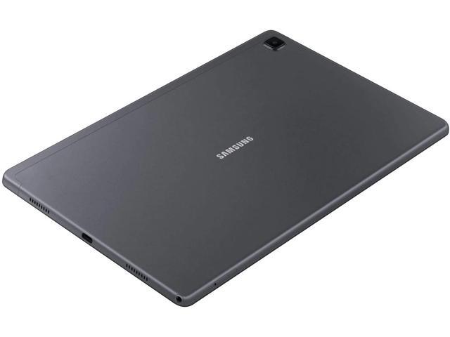 2021 Samsung Galaxy Tab A7 10.4'' Inch 64 GB Wi-Fi Android 10 Touchscreen International Tablet (Gray) Bundle - Mazepoly Trifold Hard Shell Case...
