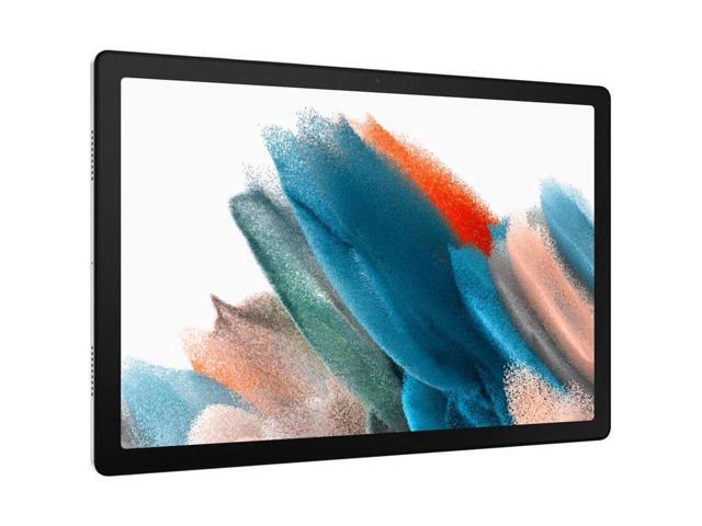 Samsung Galaxy Tab A8 Android Tablet, 10.5'' LCD Screen, 4GB RAM, 64GB Storage, Silver + Mazepoly Accessories