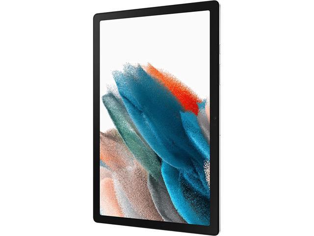 Samsung Galaxy Tab A8 Android Tablet, 10.5'' LCD Screen, 4GB RAM, 64GB Storage, Silver + Mazepoly Accessories