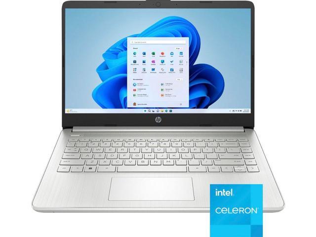 HP 14' HD (1366 x 768) Display Laptop, Intel Celeron N4120, 1.1GHz, 4GB Memory, 128GB eMMC, Windows 11 Home in S Mode, One Year Office 365...