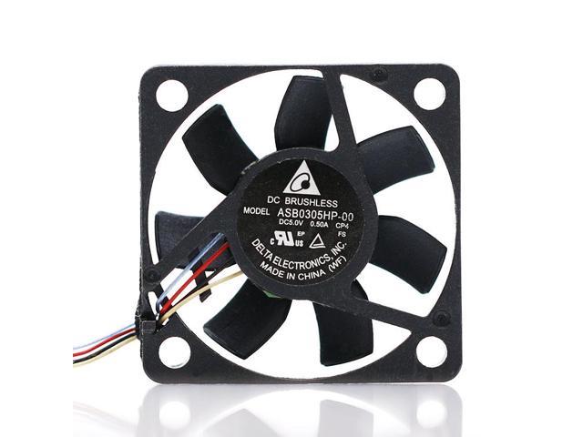 2pcs ASB0305HP-00 3007 5V Fans 0.50A Cooling Fan, For Delta Electronics four-wire speed regulation miniature small cooler photo