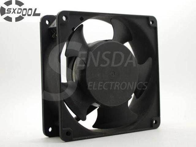 12cm Fan 220V AC Cooler SJ1238HA2 120mm 1238 120 X 38 mm for DIY Cooling Ventilation Exhaust Projects