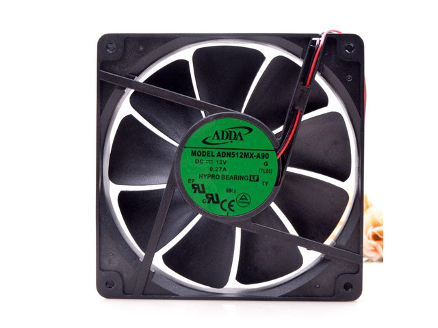 ADN512MX-A90 For ADDA DC 12V 0.27a 13525 2-Wire Power Supply Case Cooling Fan