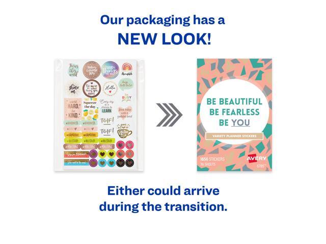 Avery Planner Sticker Variety Pack, 30 Sticker Sheets, 1,744 Stickers Total (6785)