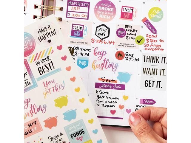 Avery Budget Planner Sticker Variety Pack, 30 Sticker Sheets, 1,224 Stickers Total (6788)