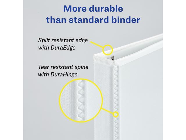 Avery - Heavy Duty 3" 3-Ring View Binders, D-Ring - Red - image 12