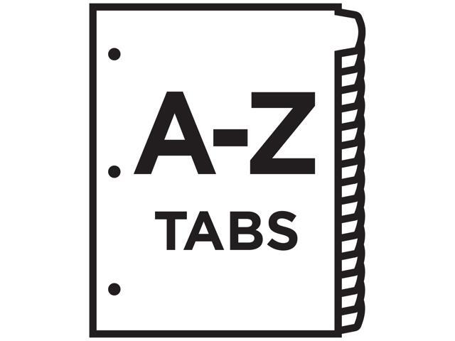 Avery Heavy-Duty Plastic Industrial Dividers, 26 A-Z Tabs, Yellow (23081)
