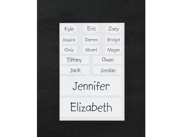 Avery No-Iron Clothing Labels, Assorted Shapes & Sizes, 45 Labels