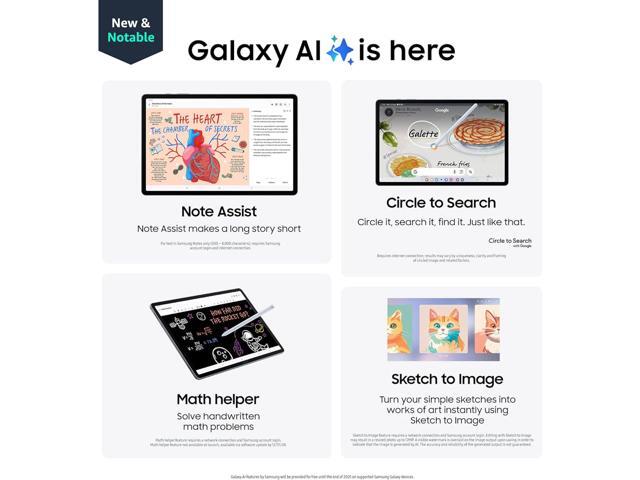 Samsung Galaxy Tab S10+ 12.4' WQXGA+ 12 GB RAM 256 GB Storage Android Silver