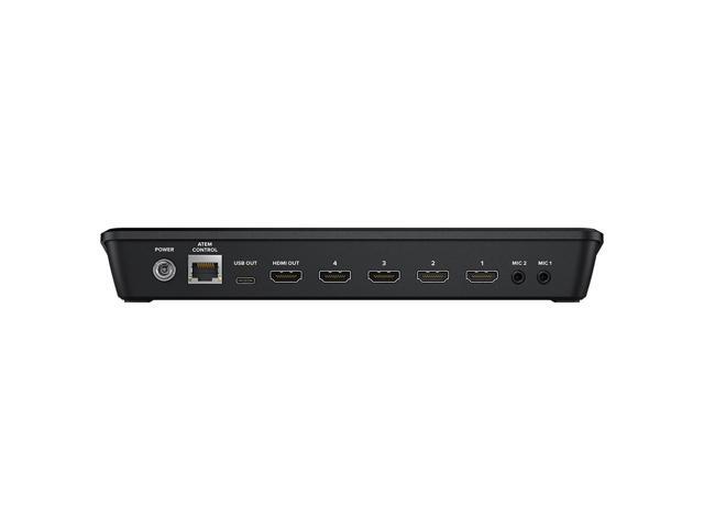 Blackmagic Design ATEM Mini Pro HDMI Switcher with SKB iSeries Case HDMI Cable & 10-Pack Straps - image 3