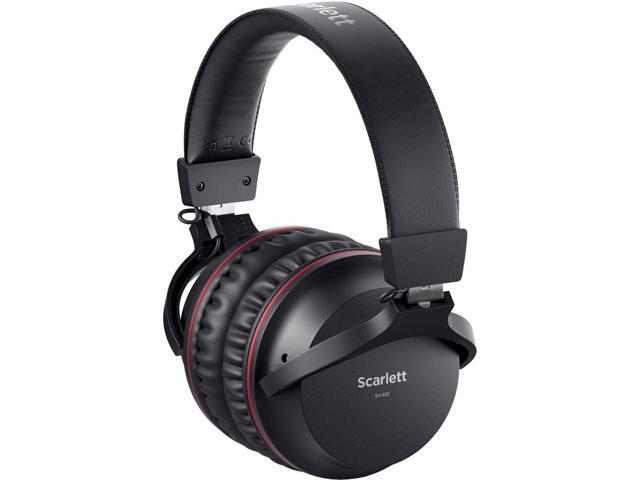 Focusrite Scarlett 2i2 Studio USB-C Audio Interface (4th Generation) with Condenser Microphone and Headphones Bundle with Tripod Mic Stand + Boom,...