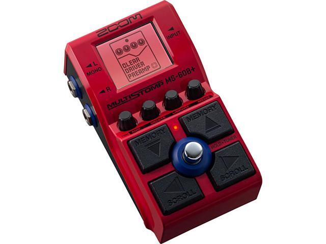 Zoom MS-60B+ MultiStomp Multi-FX Bass Pedal Bundle with Kopul Instrument Cable 10' and Classic Celluloid Guitar Picks 12-Pack
