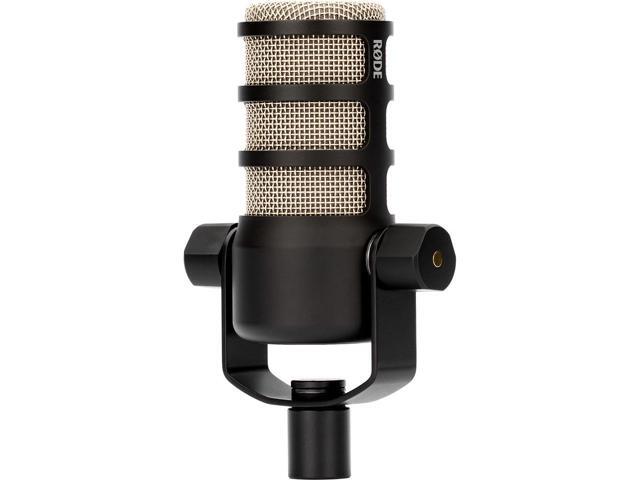 Rode PodMic Dynamic Podcasting Microphone (2-Pack) Bundle with 2x RODE WS14 Pop Filter for PodMic (Black)