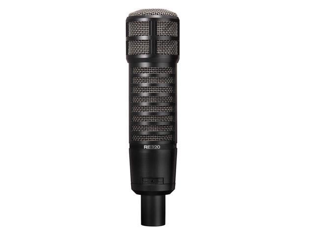 Electro-Voice RE320 Large Diaphragm Dynamic Vocal Microphone with Electro-Voice 309A Mic Shockmount Bundle