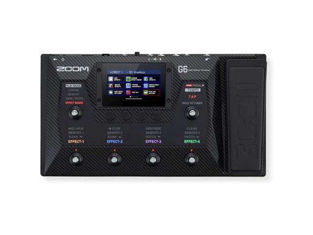 Zoom G6 Multi-Effects Processor Bundle with AKG K240 Studio Pro Headphone & 10-Pack Guitar Pick