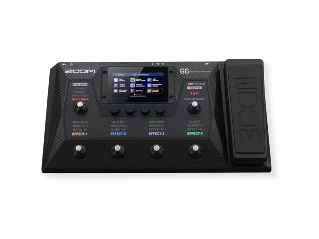 Zoom G6 Multi-Effects Processor Bundle with AKG K240 Studio Pro Headphone & 10-Pack Guitar Pick