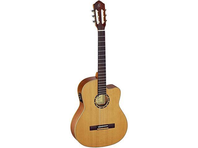 Ortega Guitars Family Series Pro 6 String Acoustic-Electric Guitar, Right (RCE131SN)