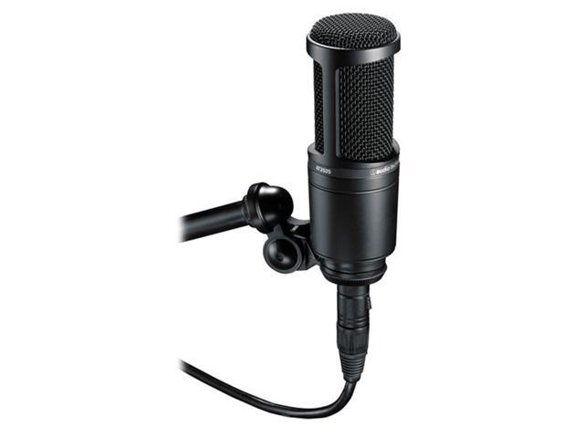 Audio-Technica AT2020 Cardioid Condenser Microphone with MBA38 Microphone Boom Arm and SHM-SCM1 Suspension Shockmount