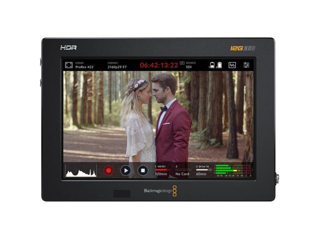 Blackmagic Design Video Assist 7' 12G-SDI/HDMI HDR Recording Monitor with NP-F770 Li-ion Battery Pack, AC/DC Charger & Ball Head Bundle