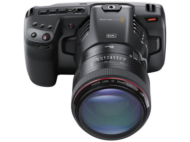 Blackmagic Design Pocket Cinema Camera 6K G2 Bundle with Lexar 64GB Pro SDXC Card and GVM NP-F750 4400mAh Batteries with Chargers
