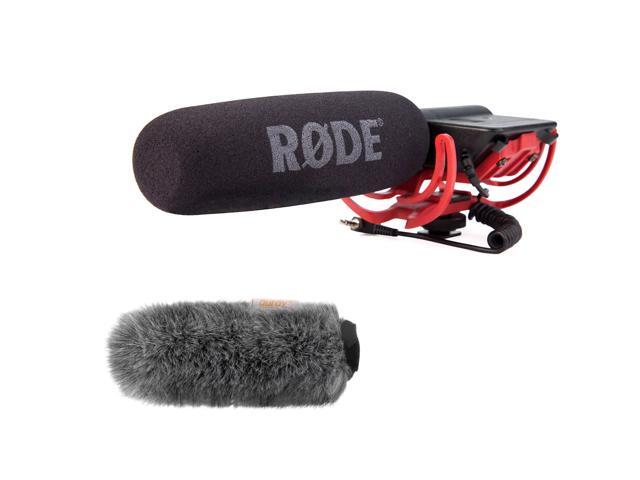Rode VideoMic Camera-Mount Shotgun Microphone with WSW-007MKII Custom Windbuster Bundle