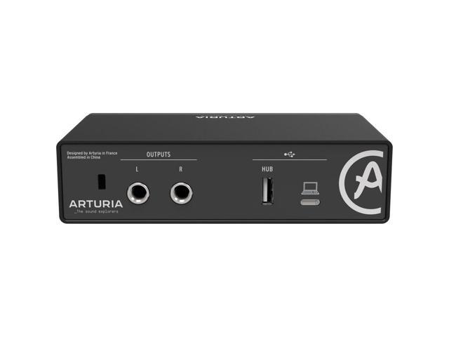 Arturia MiniFuse 1 Portable Solo USB Type-C Audio Interface (Black) Bundle with Studio Pro Monitor Headphones and XLR-XLR Cable - image 4
