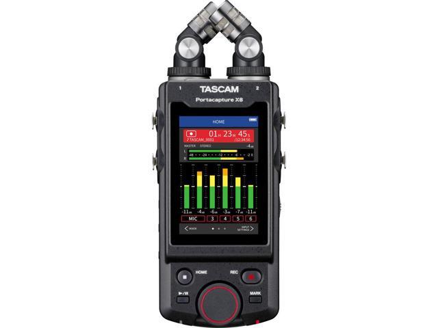Tascam Portacapture X8 High Resolution 6-Input / 6-Track Handheld Adaptive Multitrack Recorder