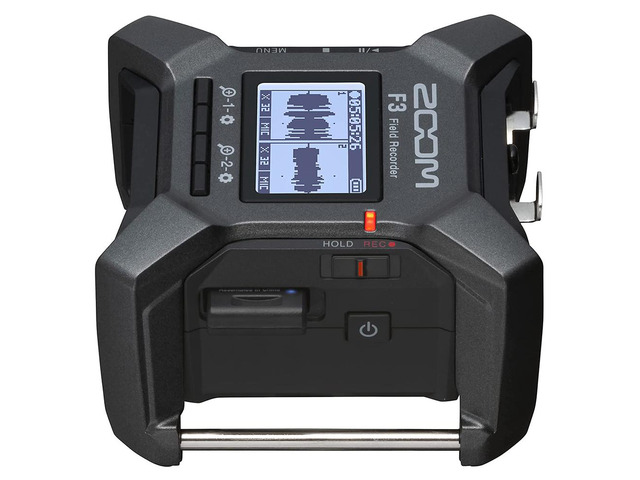 Zoom F3 2-Input / 2-Track Portable Field Recorder Bundle with AKG K240 Studio Pro Stereo Headphones and 32GB microSDHC Memory Card