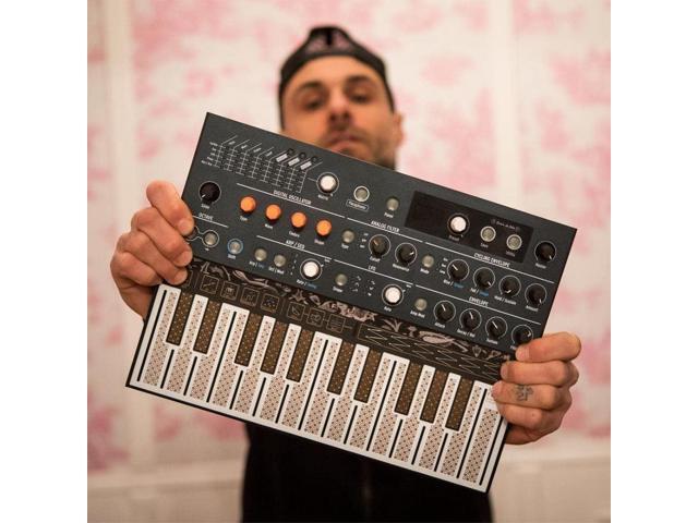 Arturia MicroFreak Vocoder Hybrid Analog/Digital Synthesizer with Advanced Digital Oscillators (Black) Bundle with Arturia MicroFreak Gooseneck Mic...