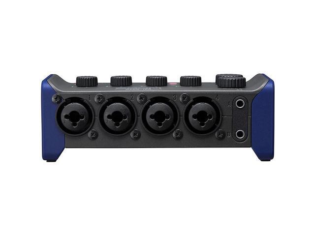 Zoom AMS-44 4x4 USB-C Audio Interface for Music and Streaming Bundle with Kellopy Pop Filter and XLR-XLR Cable