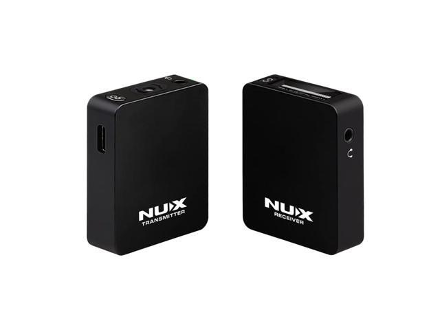 NUX B-10 Vlog Camera Wireless Microphone System for Vlog Shooting, Live broadcasts Bundle with Lavalier Lapel Microphone Omnidirectional Mic