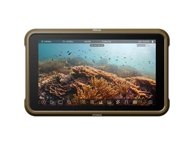 Atomos Ninja 5.2' 4K HDMI Recording Monitor Bundle with Genaray 2x NP-F770 4400mAh Batteries and 2x Compact Chargers Kit and Anti-Static Screen...
