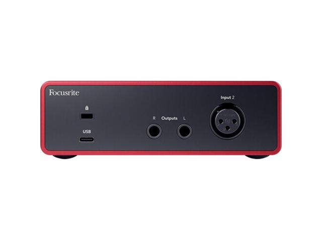 Focusrite Scarlett Solo USB-C Audio Interface (4th Generation) with Clamp On Headphone Holder, Tripod Mic Stand + Boom, Kellopy Pop Filter & XLR...