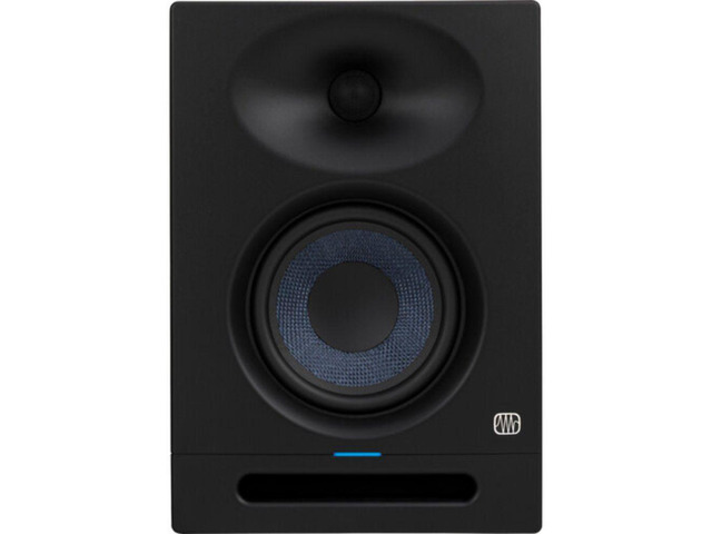 PreSonus Eris Studio 5 5.25-inch 2-Way Active Studio Monitors with EBM Waveguide Bundle with Auray IP-M Isolation Pad and 1/4' TRS Male to Male...