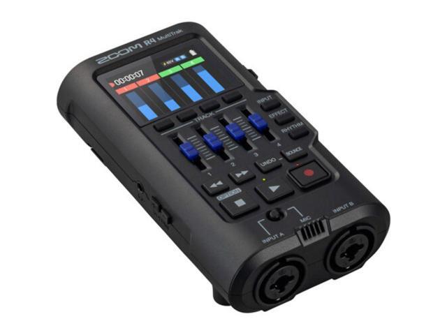 Zoom R4 MultiTrak 32-Bit Float Recorder with Stereo Bouncing Bundle with Polsen HPC-A30 Closed-Back Studio Monitor Headphones and SanDisk 32GB...