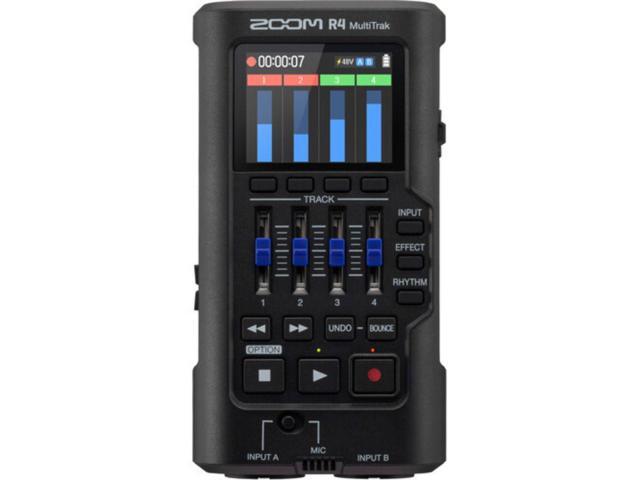 Zoom R4 MultiTrak 32-Bit Float Recorder with Stereo Bouncing Bundle with Polsen HPC-A30 Closed-Back Studio Monitor Headphones and SanDisk 32GB...