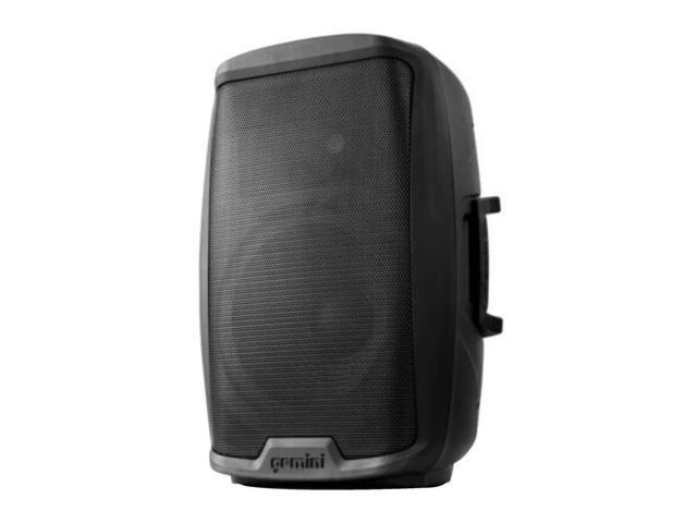 Gemini Sound AS-2115BT Active 15' Woofer 2000-Watt DJ Monitor Powered Amplified PA Speakers System with Bluetooth Bundle with Auray SS-4420 Steel...