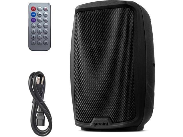Gemini Sound AS-2110BT Active 10 Inch Woofer 1000W Watt DJ Monitor Powered Amplified PA Speakers System With Bluetooth Bundle with Auray SS-4420...