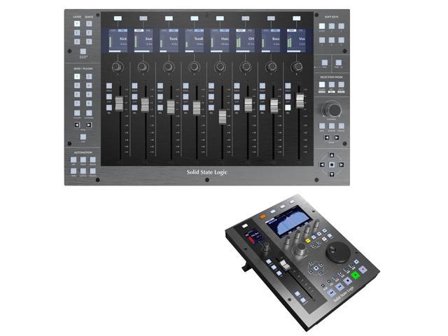 Solid State Logic UF8 Advanced DAW Controller Bundle with Solid State Logic UF1 Single-Fader DAW Control Surface