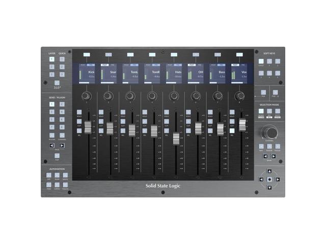 Solid State Logic UF8 Advanced DAW Controller Bundle with Solid State Logic UF1 Single-Fader DAW Control Surface and UC1 Hardware Plug-In Control...