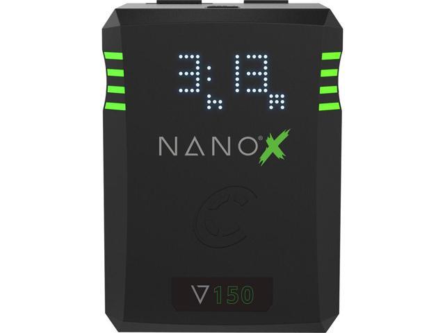 Core NANOV150X, 150wh Micro Sized V-Mount Smart Battery Pack (Pair) Bundle with Core SWX GPM-X2S Mini Dual Travel Battery Charger