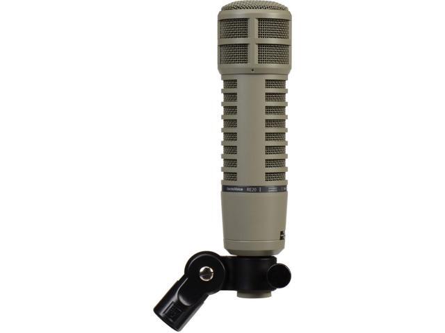 Electro-Voice RE20 Broadcast Announcer Microphone with Variable-D Bundle with Microphone Preamp/Channel Strip and XLR- XLR Cable