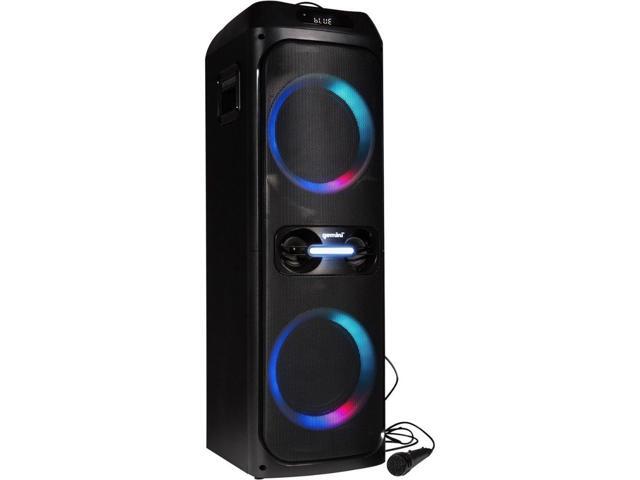 Gemini Sound GHK-2800-4800W Party Speaker Bundle with Polsen M-85 Professional Dynamic Handheld Microphone (Dark Gray) XLR to TRS Cable - image 2
